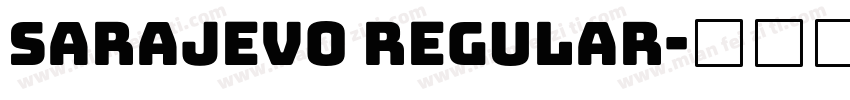 Sarajevo Regular字体转换